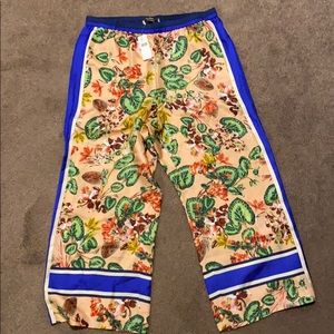 Anthropologie (Elevenses) silk pants